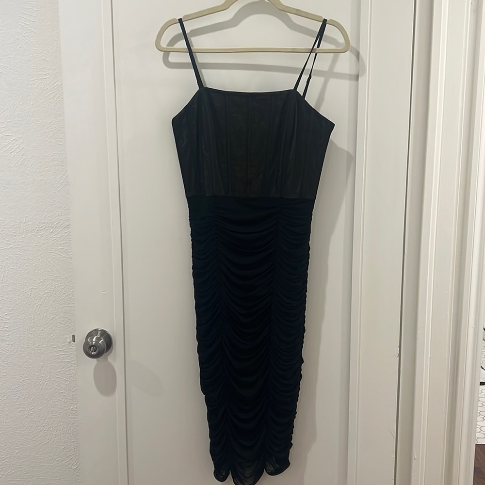 Alive and Olivia Ruched Corset Dress